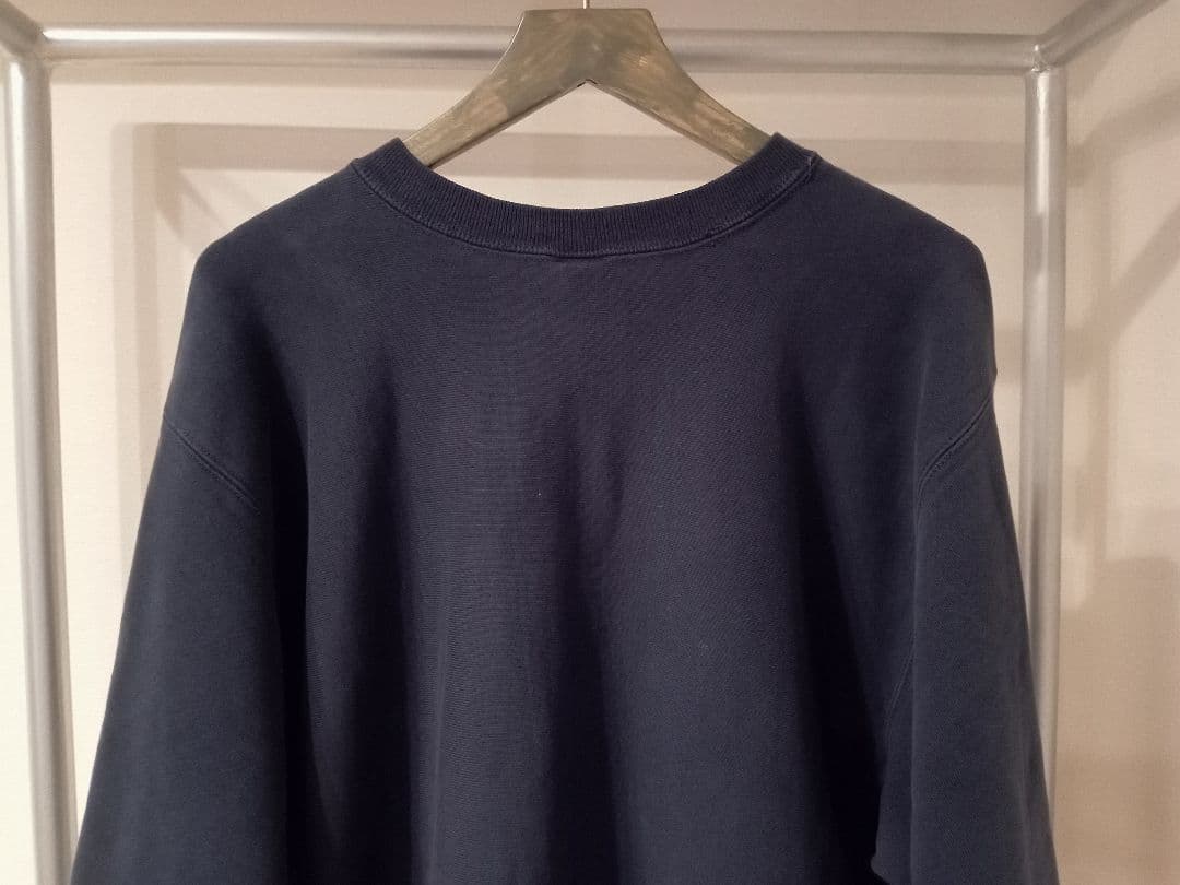 90s 古着　チャンピオン　リバースウィーブ　スウェット　ネイビー　XL