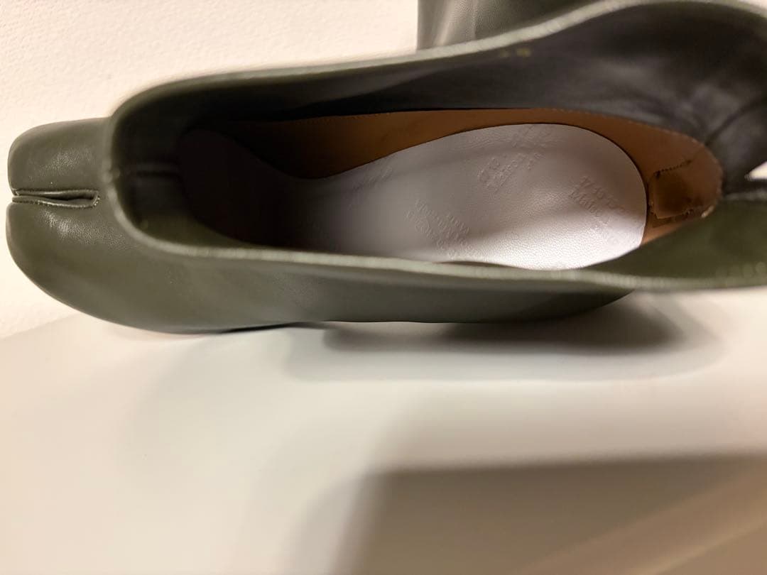 Maison Margielaマルジェラ 足袋ブーツ　ダークオリーブ　最終値下げ