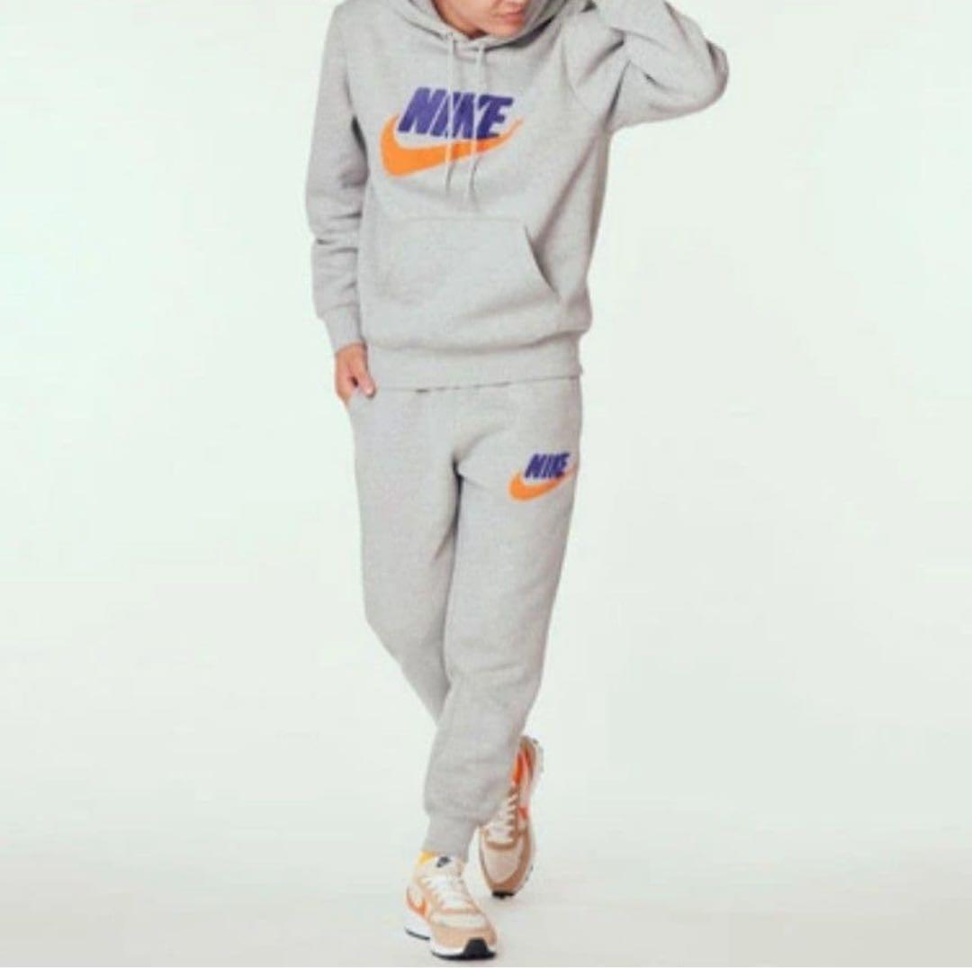 美品　NIKE ナイキフード付き　スウェット　上下セットアップ　LとM