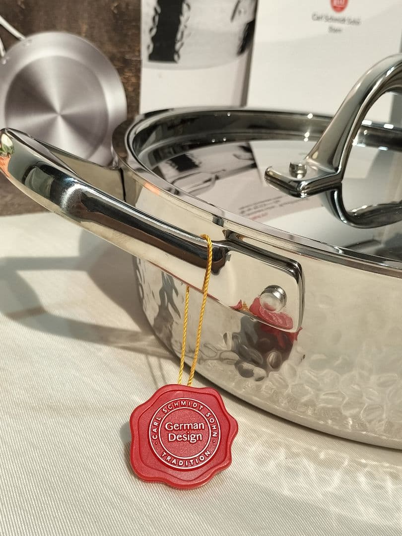 シュテルン　ドイツ　キャセロール　両手鍋　ステンレス　24ｃｍ