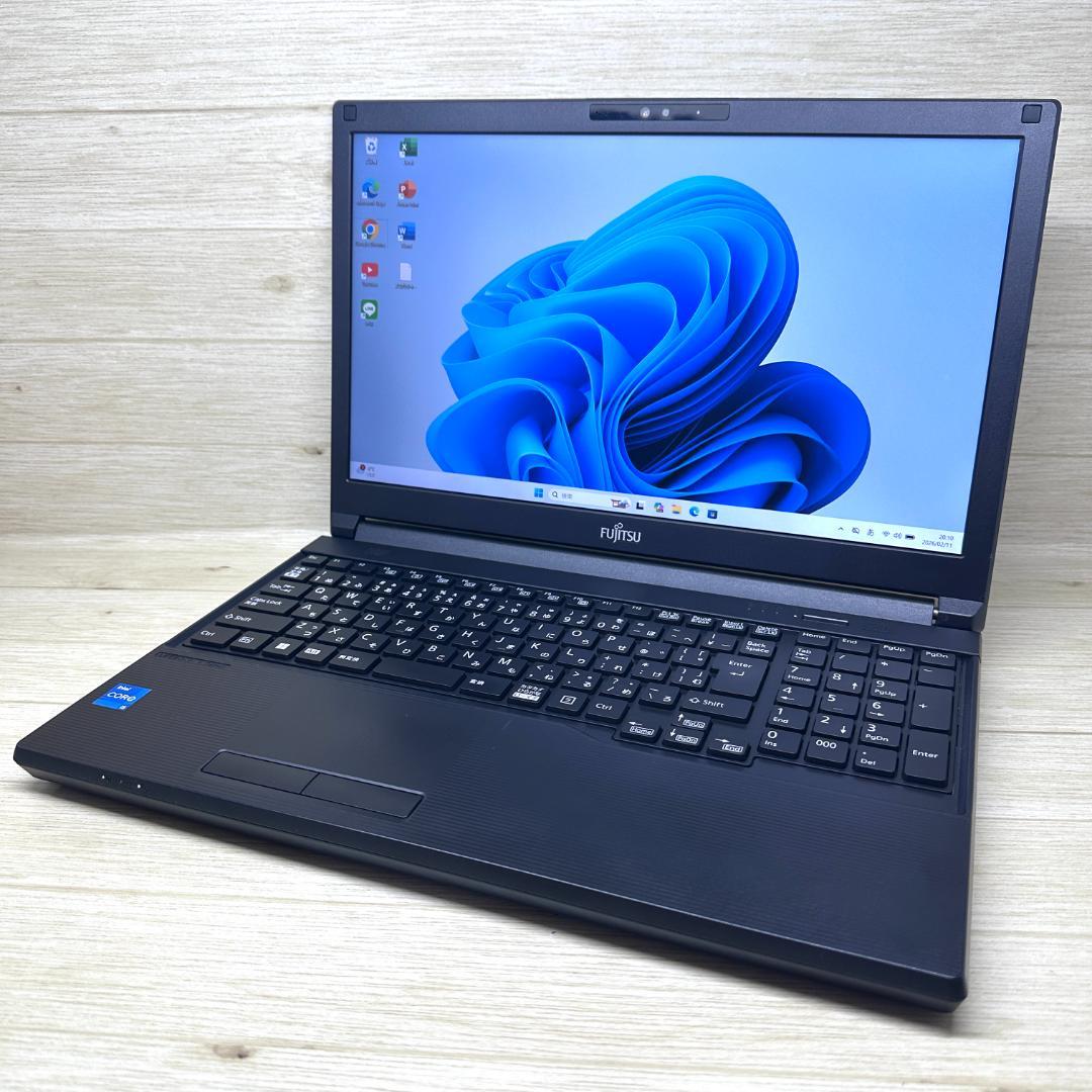 ★特大バッテリー★ 2022年製 第12世代Corei5 大画面 富士通 H62