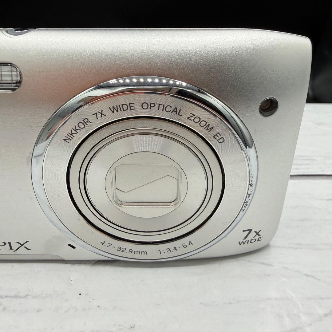 Nikon COOLPIX S3400 シルバー コンパクトデジタルカメラ