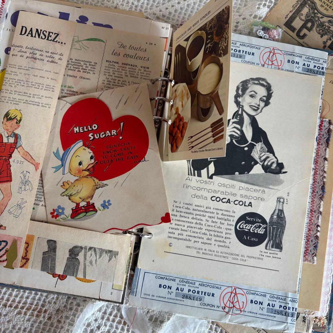 ꕤほぼA4版6穴ꕤ 自分好みにカスタマイズするジャンクジャーナル