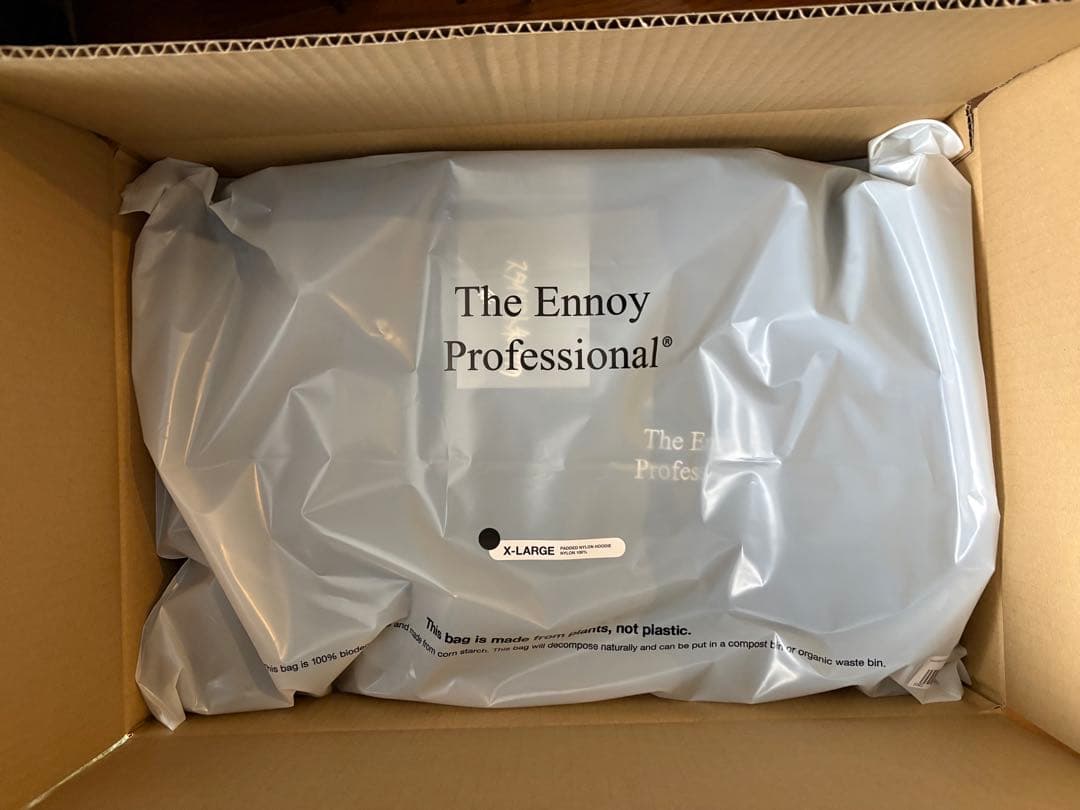 ENNOYとスタイリスト私物 PADDED NYLON HOODIE XL