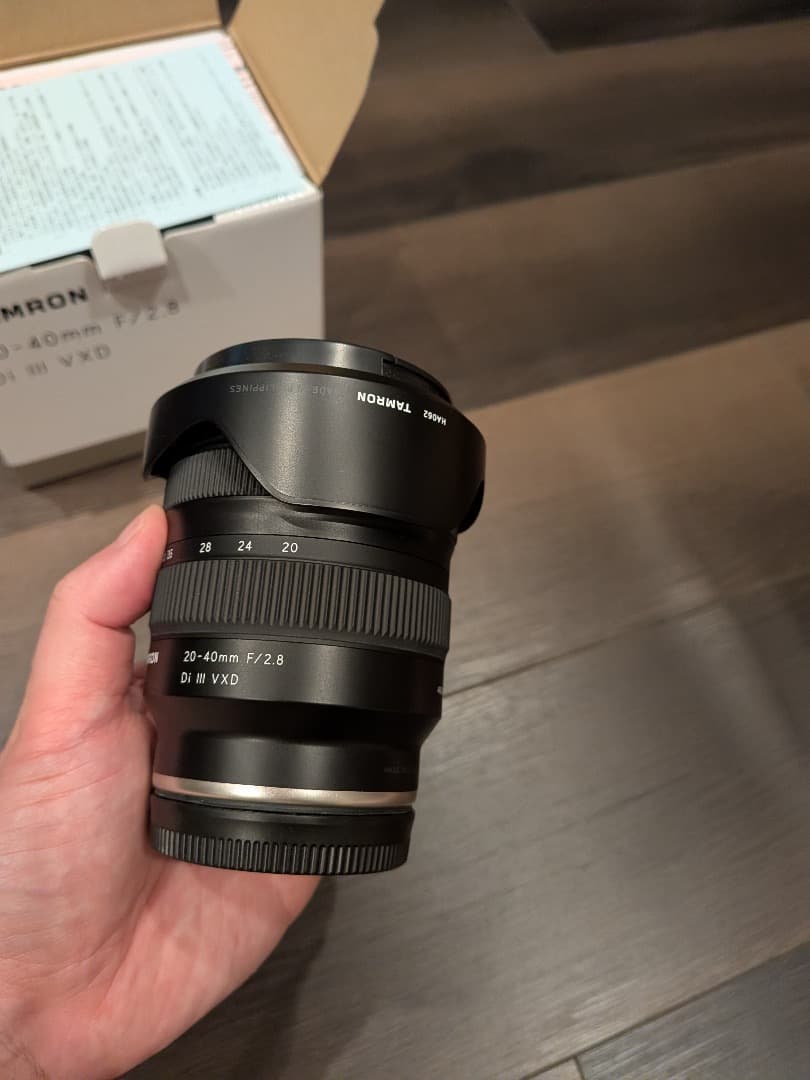 TAMRON 20-40mm F/2.8 Di III VXD Eマウント