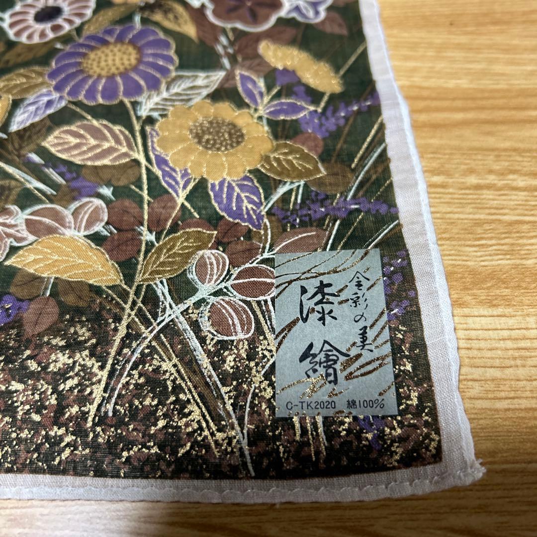 大判ハンカチ　テーブル掛け　風呂敷　喜多川歌麿　京都祇園KATORIYA 京友禅
