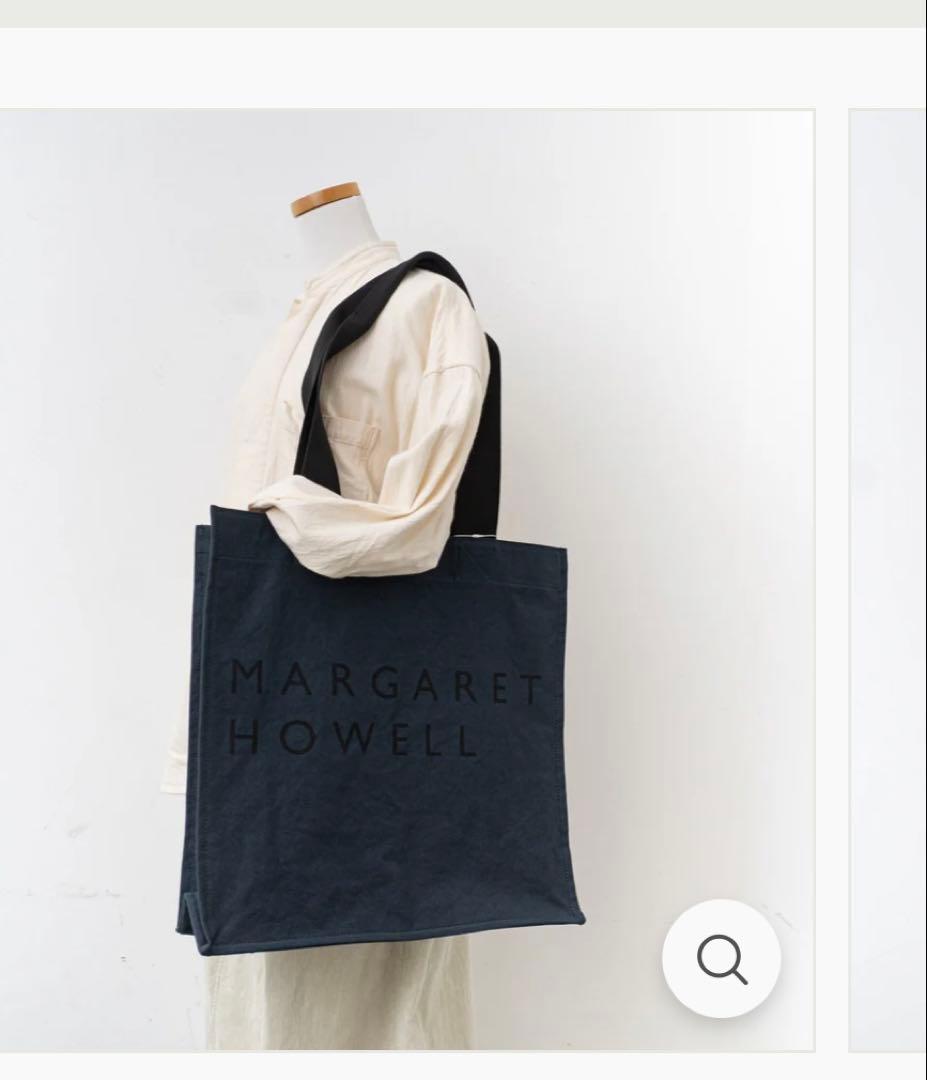 MARGARET HOWELL DRY COTTON CANVAS ネイビー