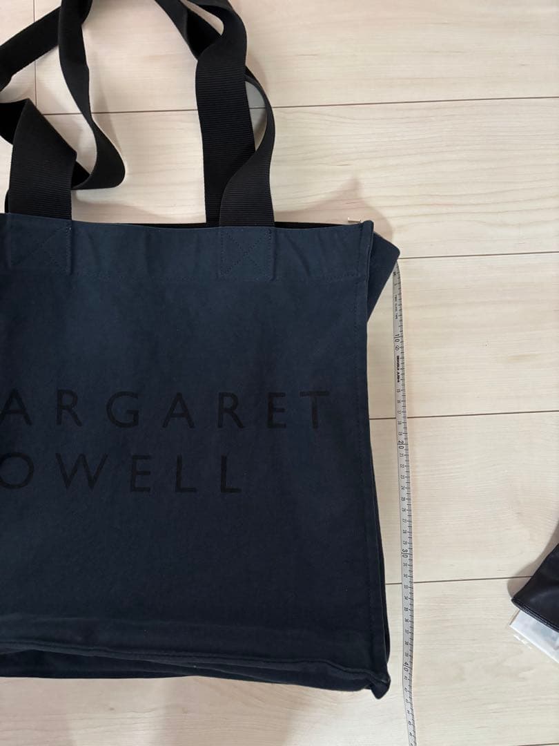 MARGARET HOWELL DRY COTTON CANVAS ネイビー