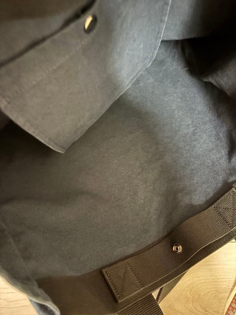 MARGARET HOWELL DRY COTTON CANVAS ネイビー