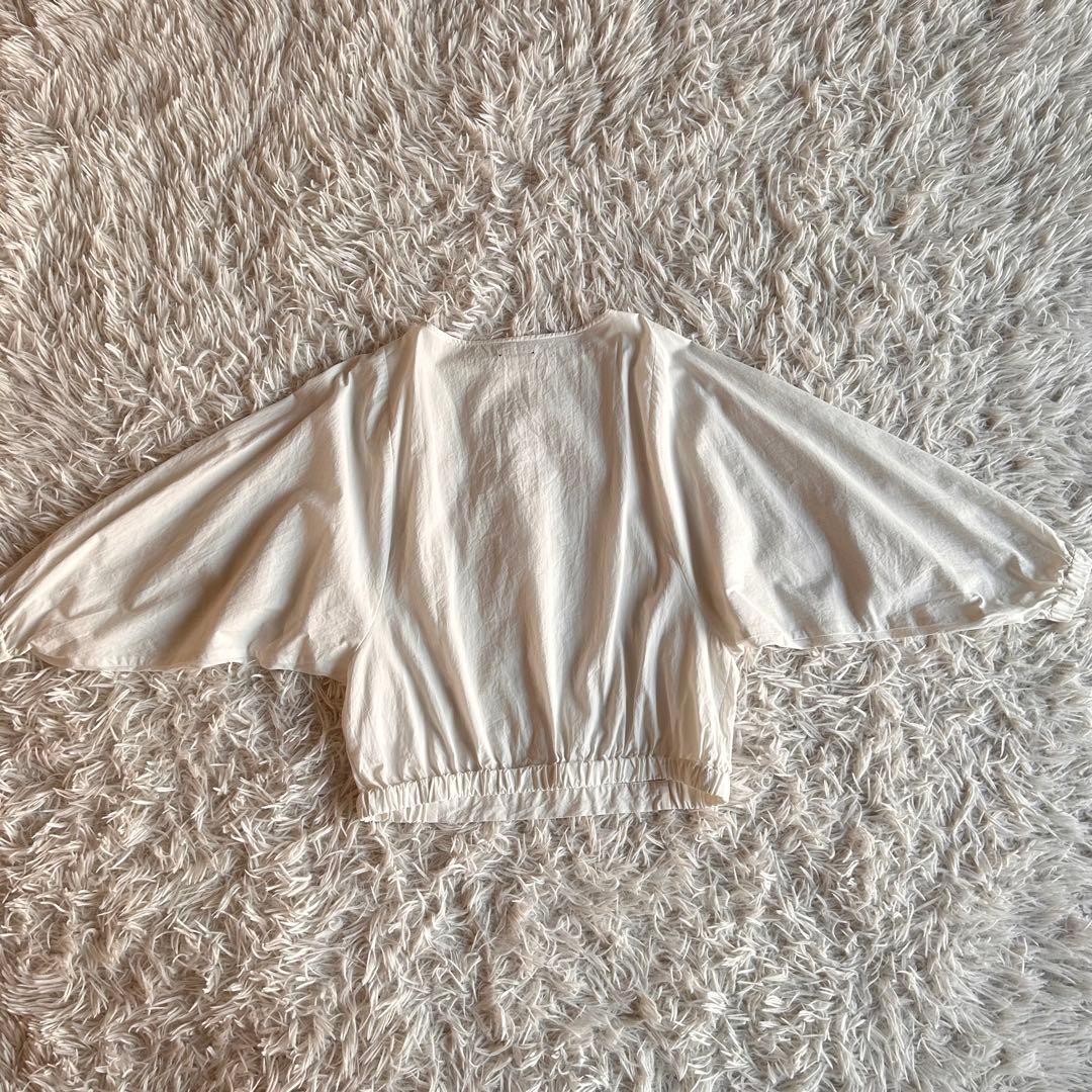 CLASKAクラスカ HAUハウ　ブラウス　たっぷり袖　白　F