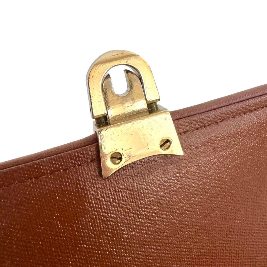 BURBERRY バーバリー ハンドバック レザー ヴィンテージ ブラウン