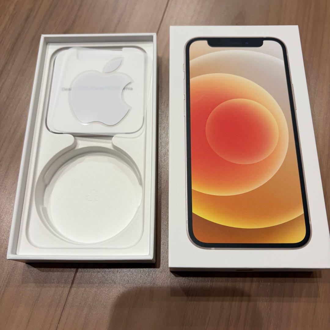 iPhone12mini ホワイト　128G SIMフリー　箱付き