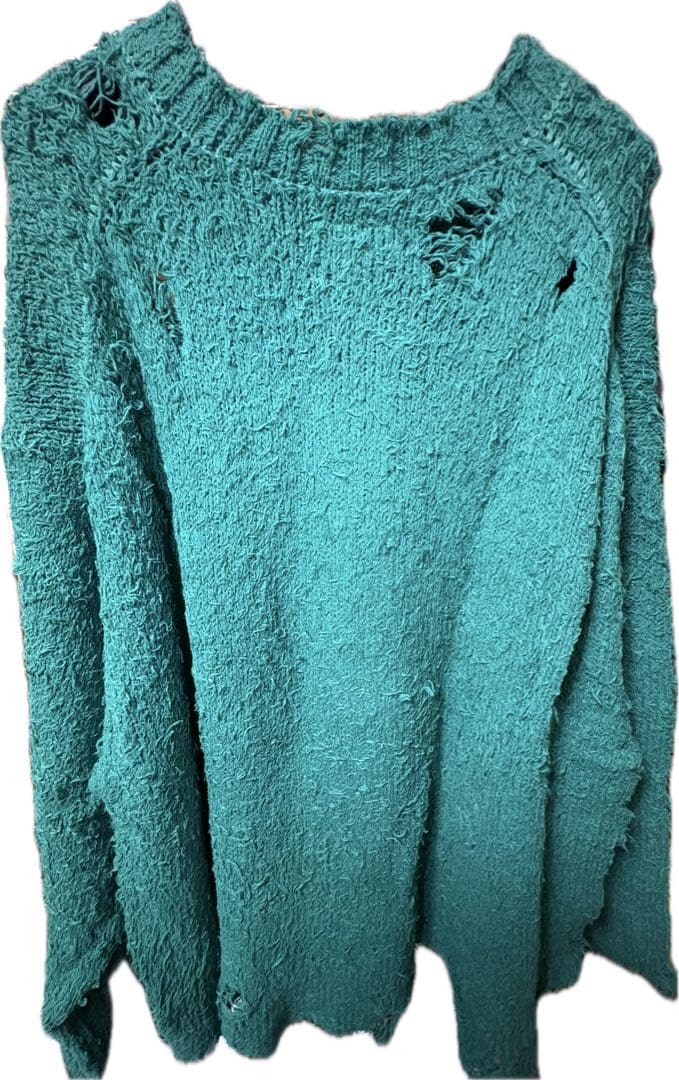 doublet ダブレット グリーンニット