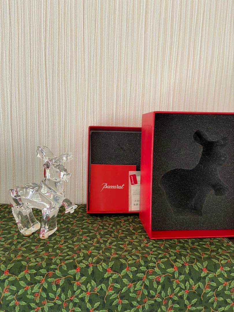 ★クリスマスセール★【美品】バカラ　クリスタル　クリスマスオーナメントセット
