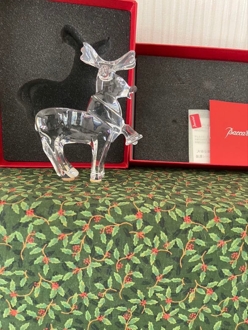 ★クリスマスセール★【美品】バカラ　クリスタル　クリスマスオーナメントセット