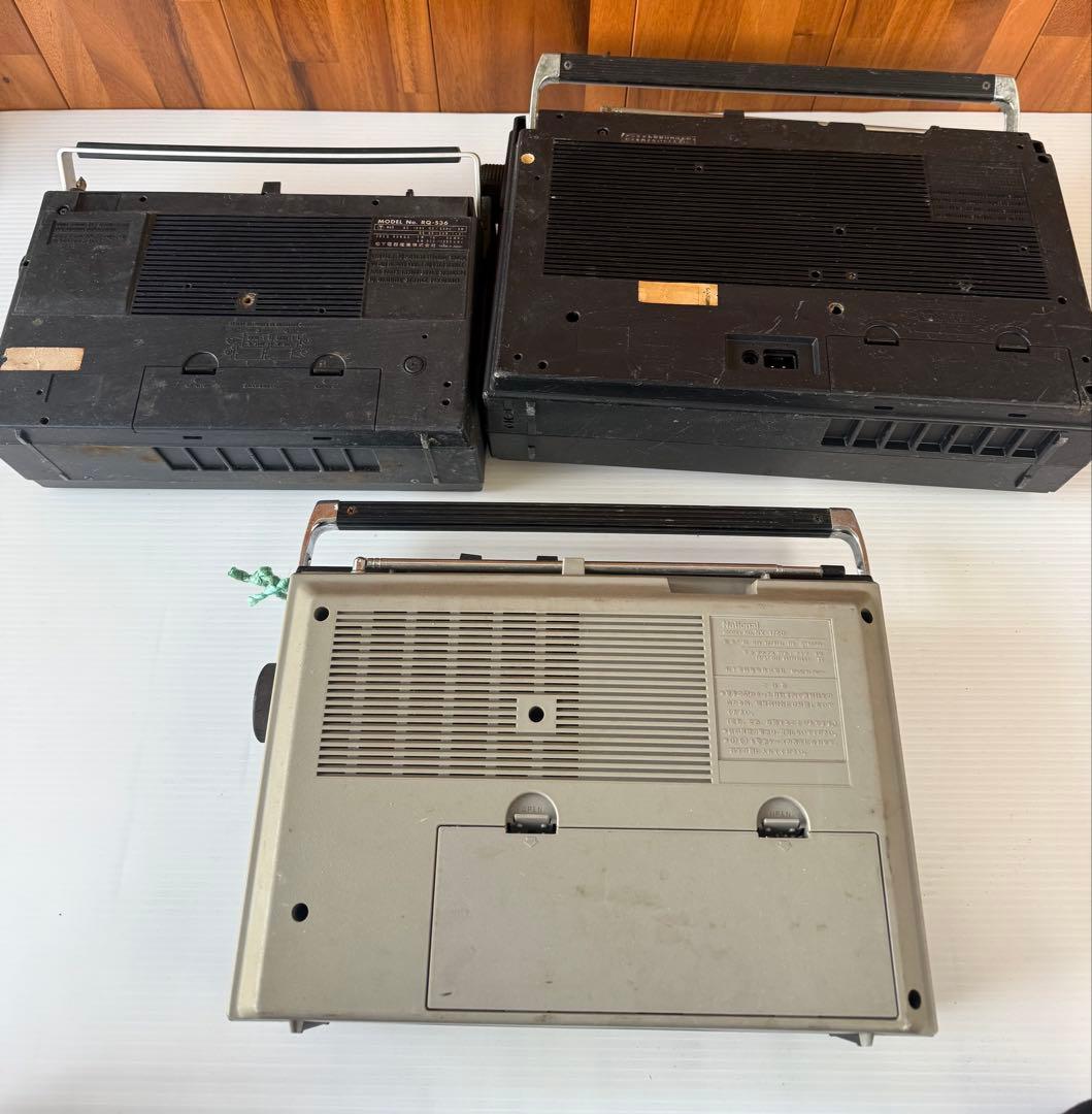 National RQ-536などまとめ3台ジャンク品(a40)