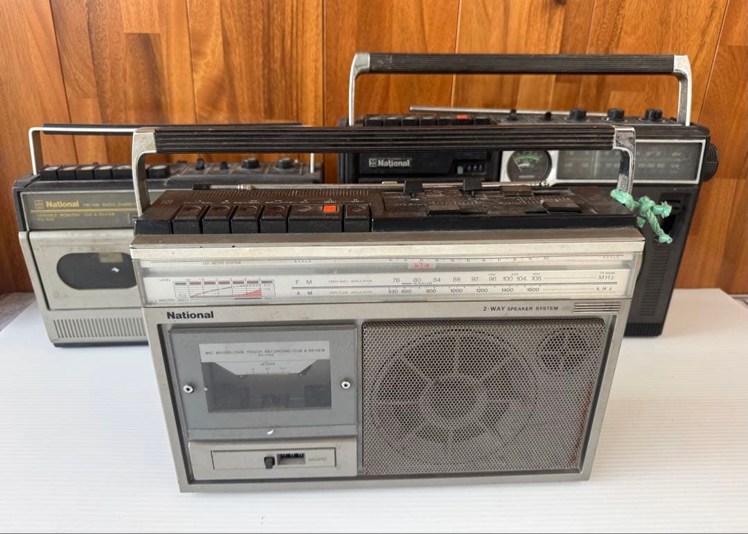 National RQ-536などまとめ3台ジャンク品(a40)