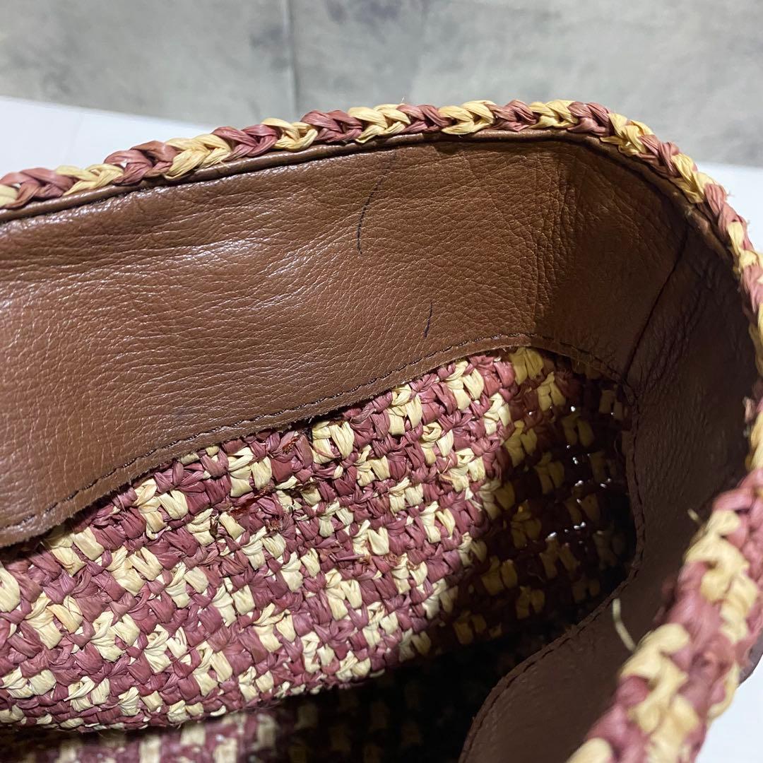 【極美品】HELEN KAMINSKI かごトートバッグ　A4