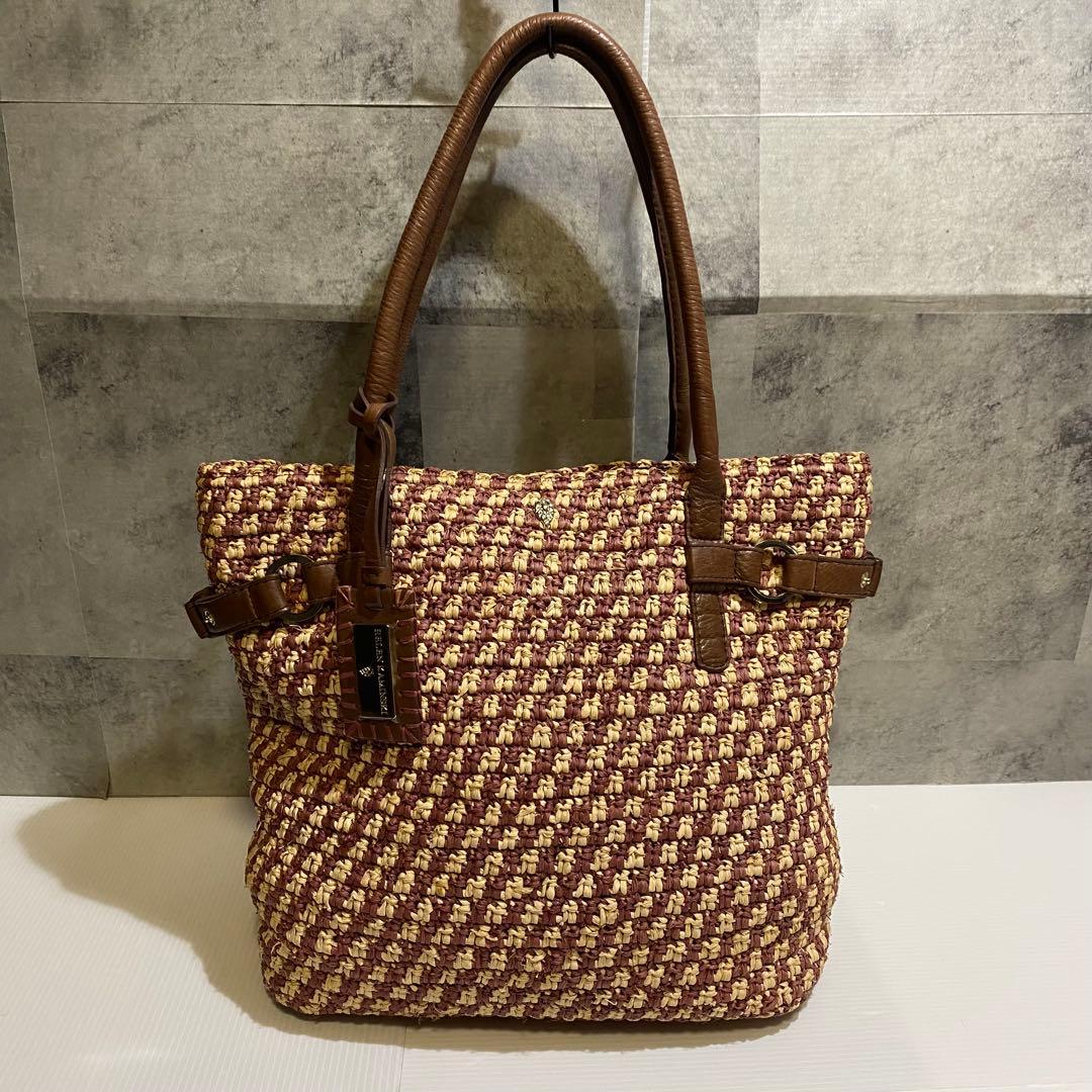 【極美品】HELEN KAMINSKI かごトートバッグ　A4