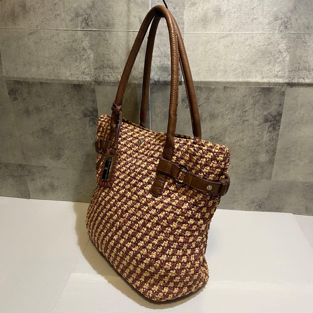 【極美品】HELEN KAMINSKI かごトートバッグ　A4