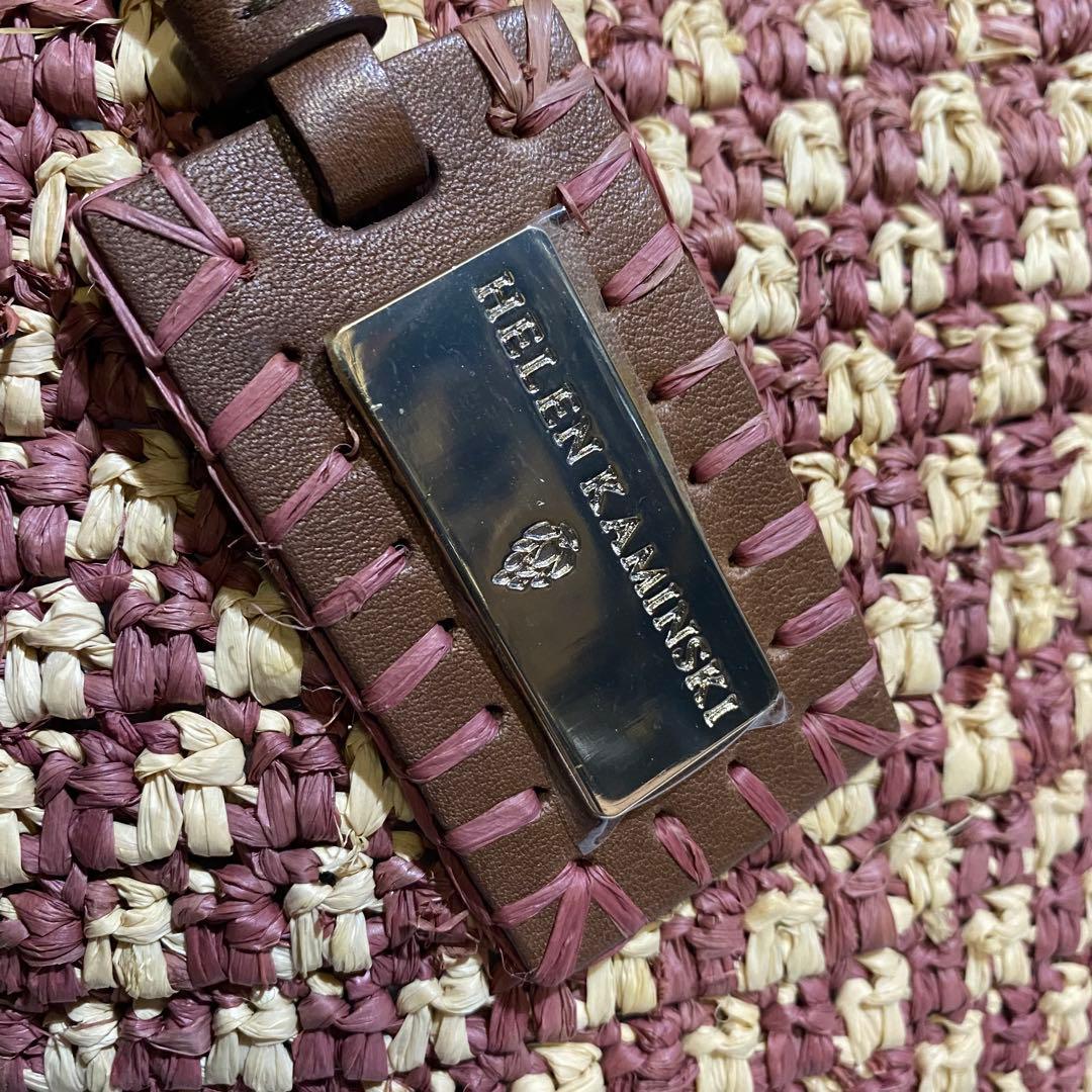 【極美品】HELEN KAMINSKI かごトートバッグ　A4