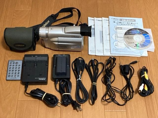付属品充実　ビクター　ミニDV　ビデオカメラ　GR-DVF1　ムービー