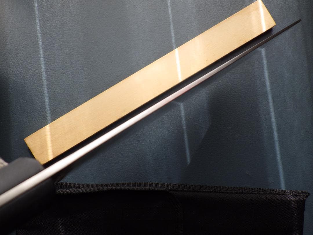 督*森様 INOX鋼/中華包丁★正義作★両刃手研ぎ済み・堺打刃物▲記名有▲