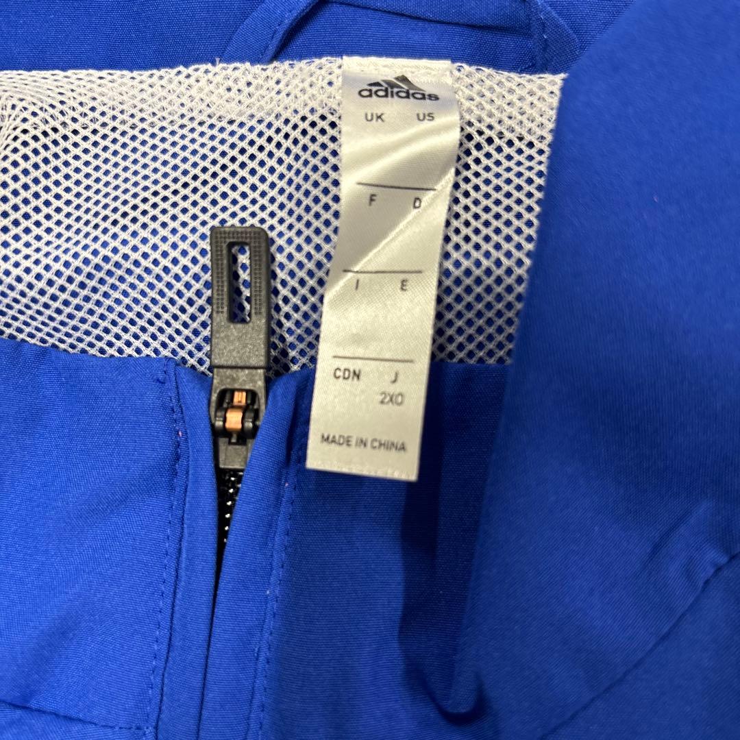adidas JFA ウィンドブレーカー 青2XO