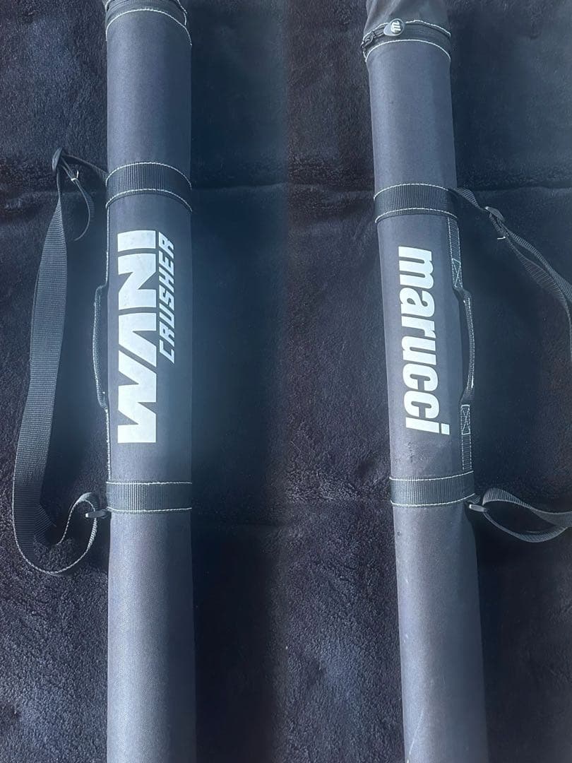 【中古】軟式少年野球用 青ワニクラッシャー 82cm 専用ケース付