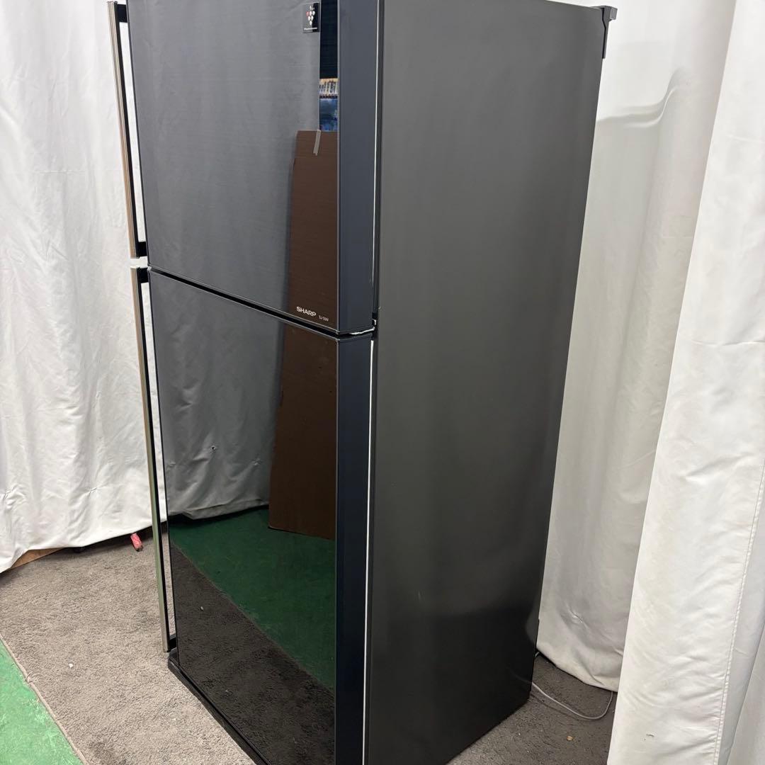 5　SHARP　冷蔵庫　500-600ℓ　大容量　黒　右開き　設置無料　安い‼️
