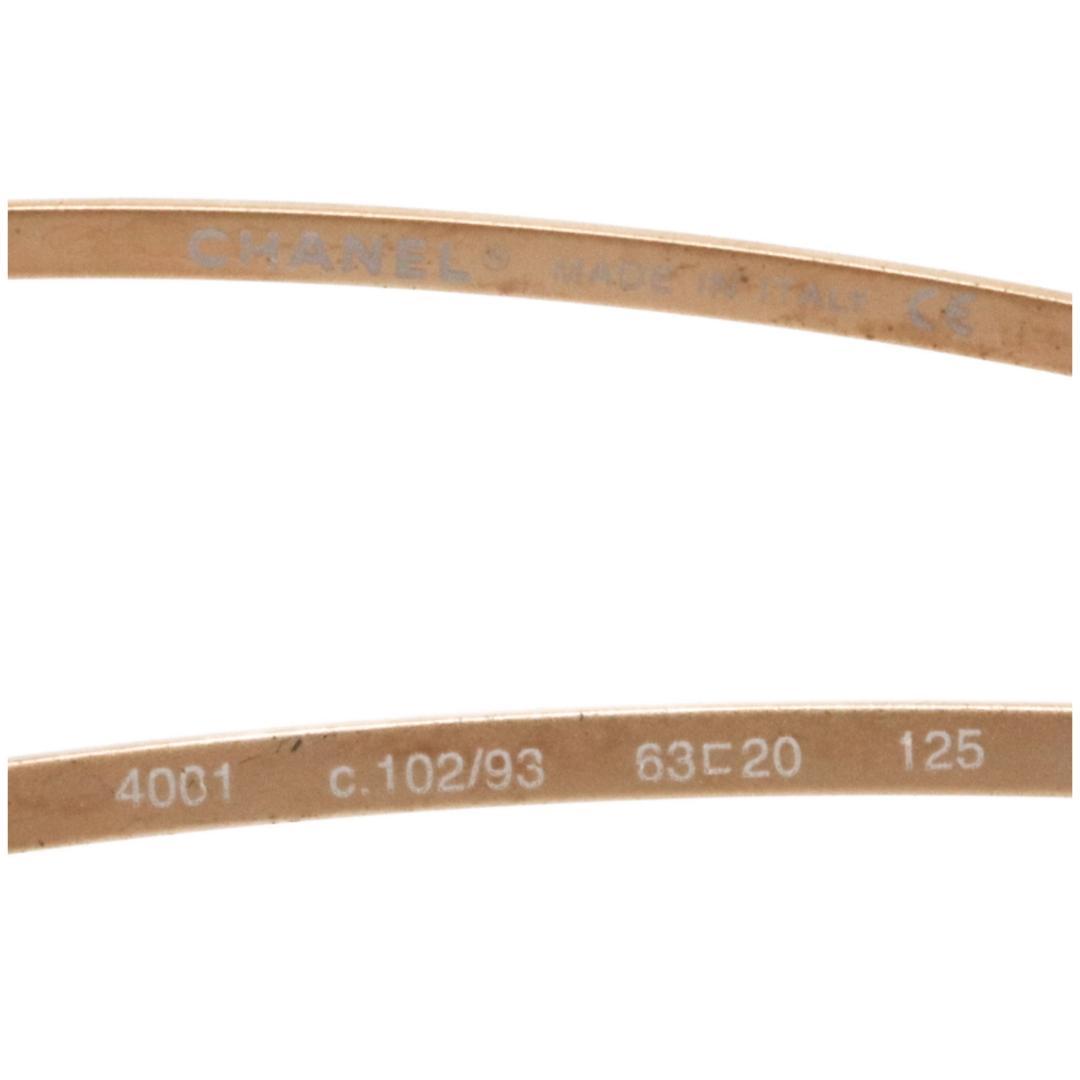 CHANEL ゴールドフレーム ブラウンレンズ 上品サングラス d10