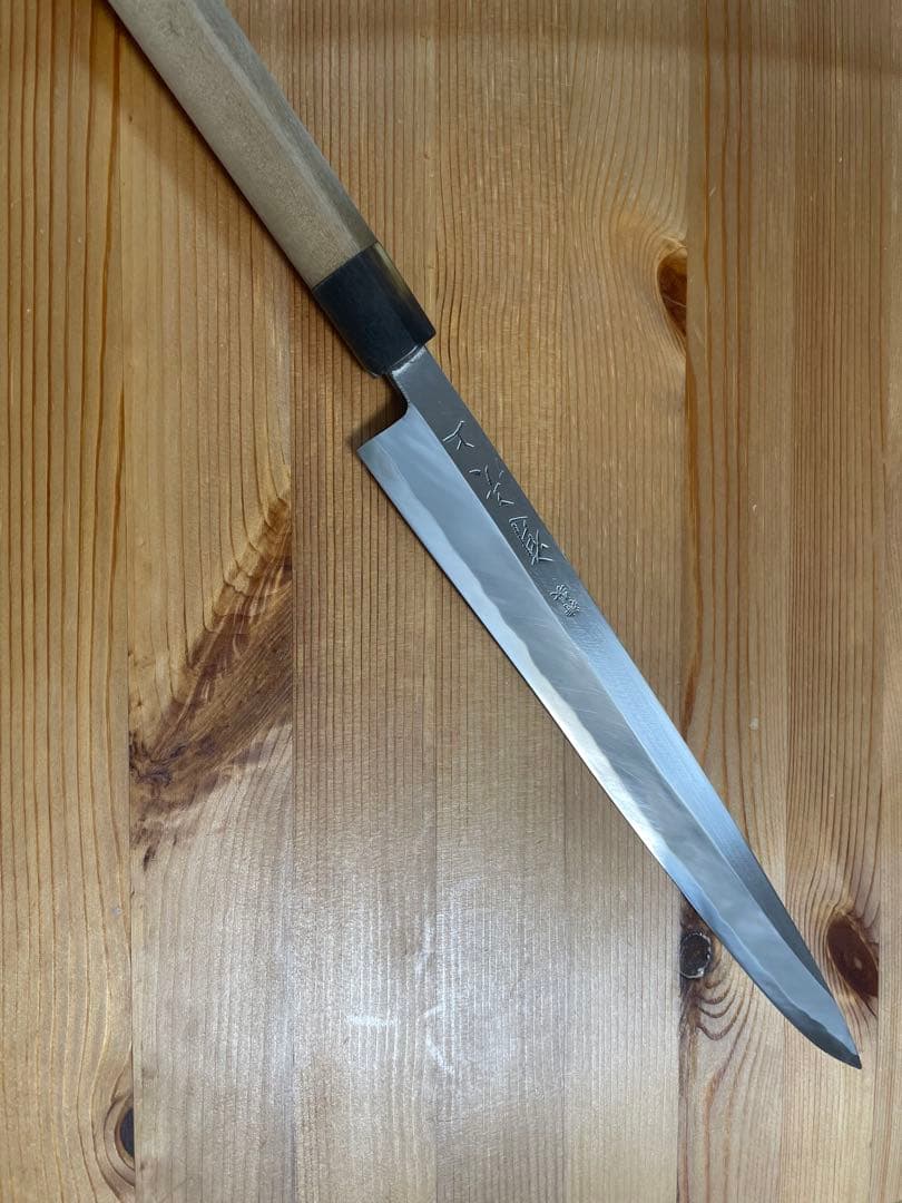 京都有次　柳刃　上製　青2鋼　尺一　330ミリ