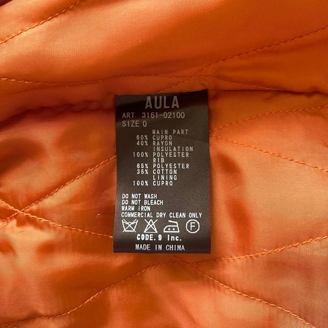 AULA バードモチーフ 刺繍 スカジャン