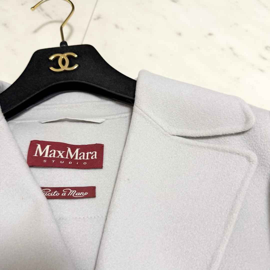 人気❤️MaxMara STUDIO カシミヤ　クチートアマーノ　ショートコート