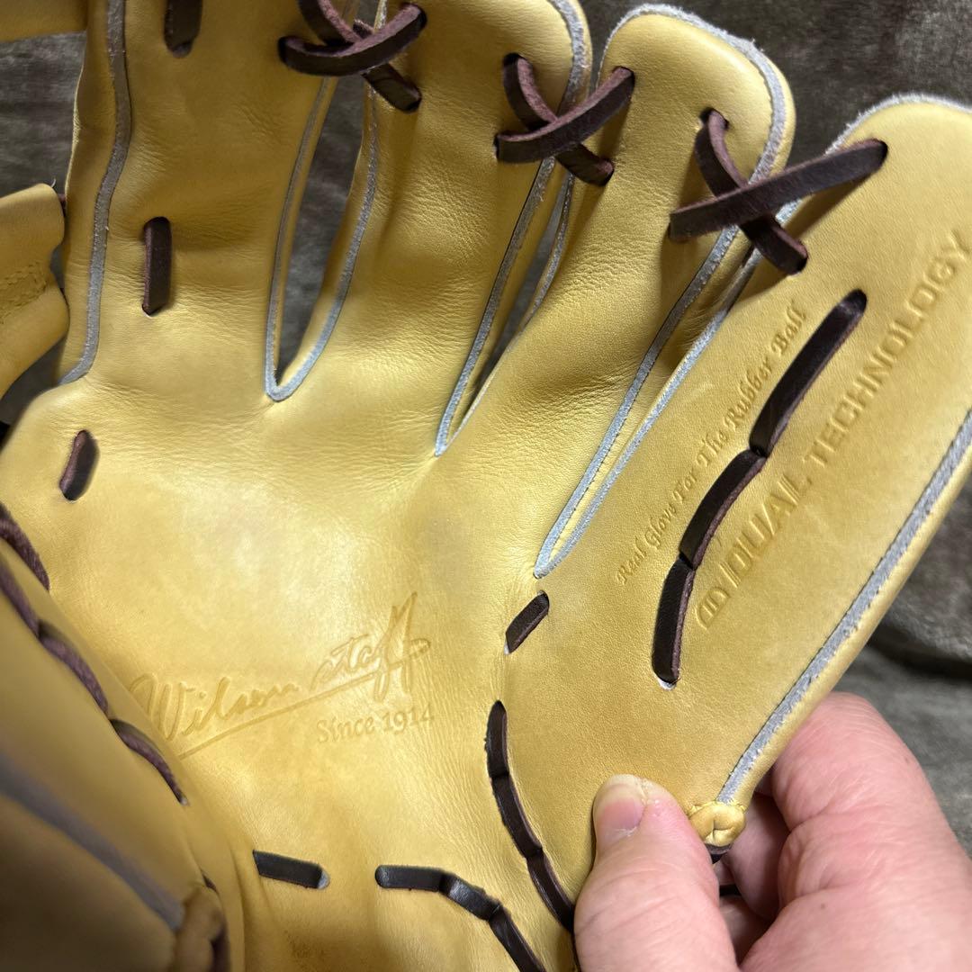 【中古】ウィルソン　Wilsonstaff　一般軟式用　内野87型　湯もみ型付け