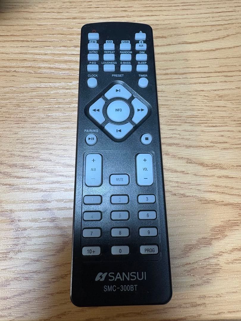 SANSUI真空管ハイブリッドアンプ搭載ステレオシステムSMC-300BT美品