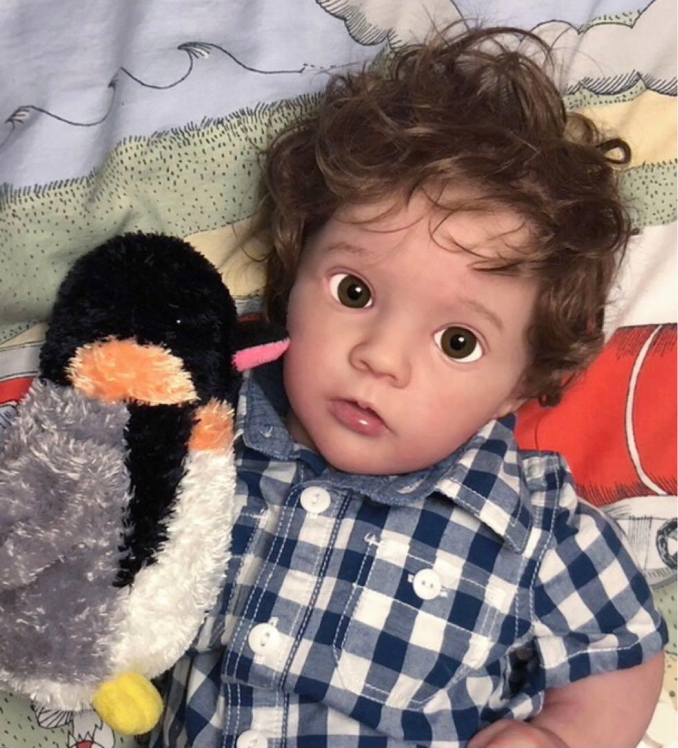 高級グラスアイ使用　リボーンドール