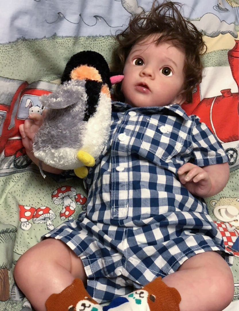 高級グラスアイ使用　リボーンドール