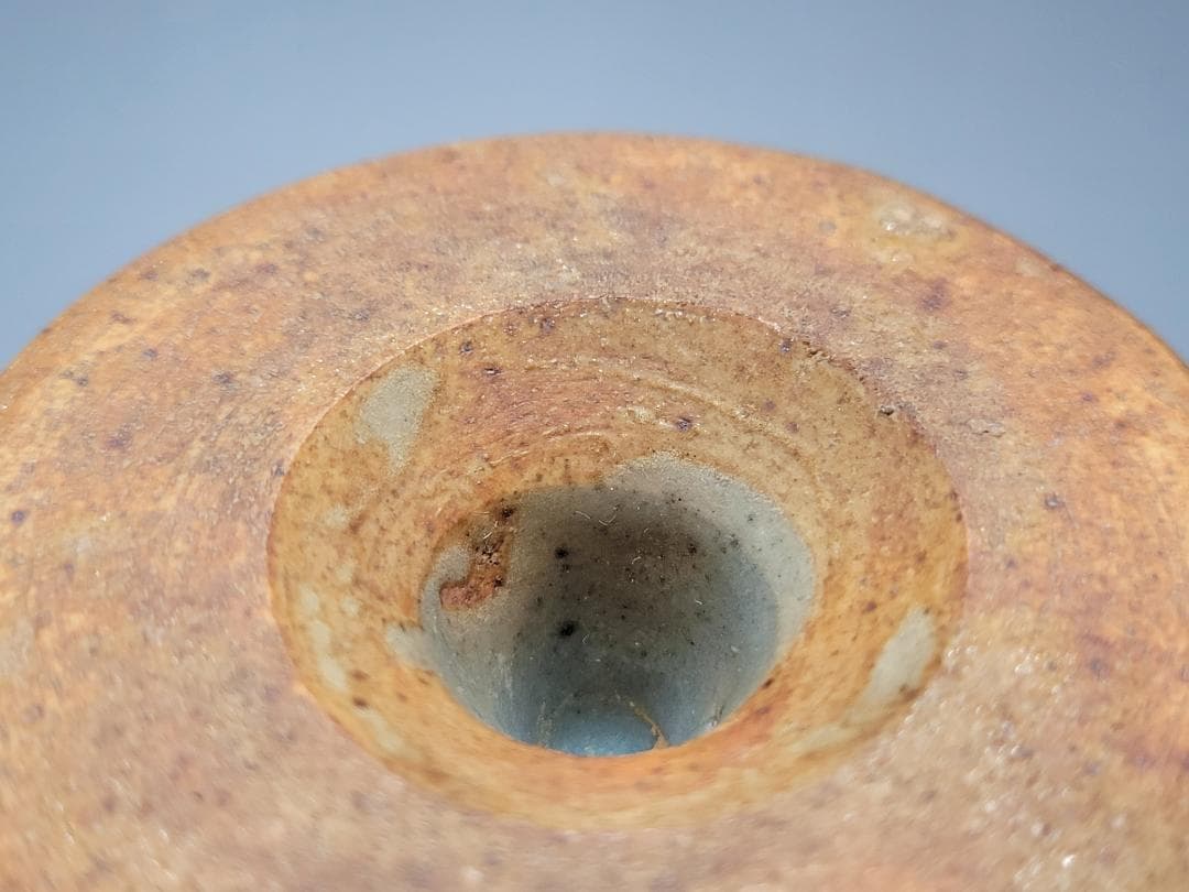 天藍釉 高足杯 宋元時代 高さ約11.4cm