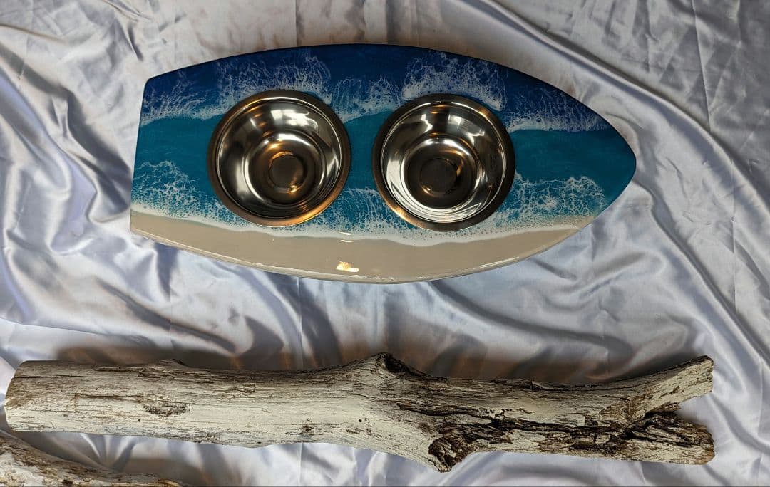 サーフィン・ボディボード Pet food stand   Ocean art