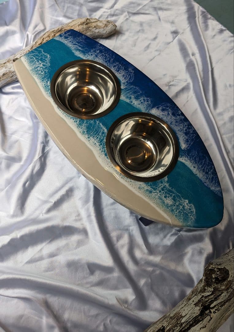 サーフィン・ボディボード Pet food stand   Ocean art