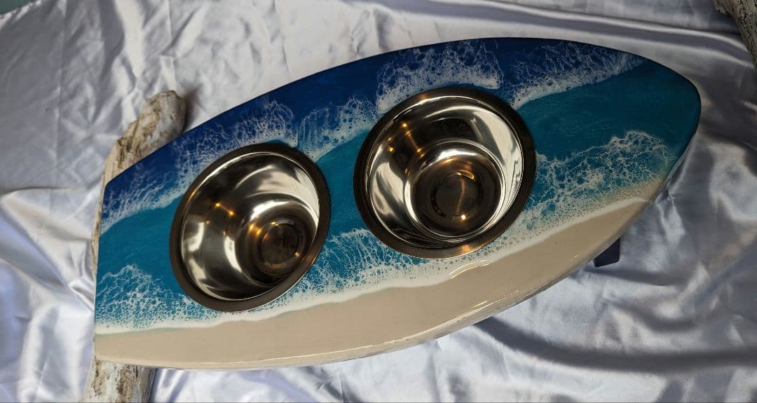 サーフィン・ボディボード Pet food stand   Ocean art