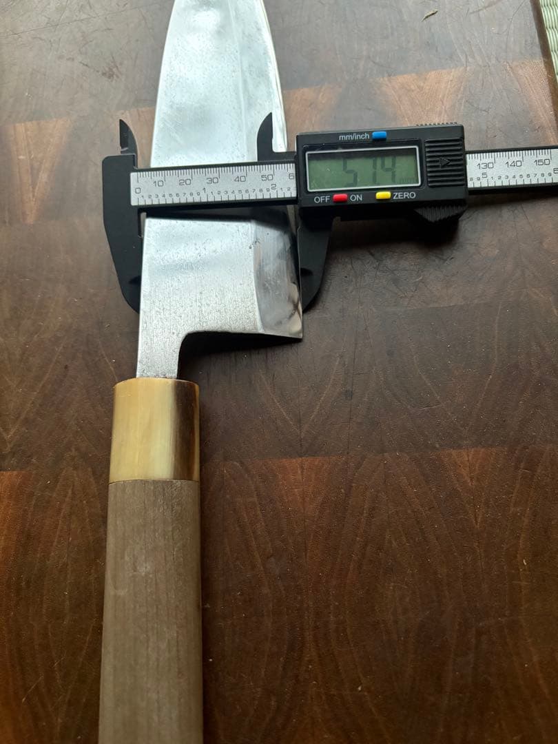 築地　正本　霞　出刃　210mm 7寸　包丁　和包丁　本職　白鋼