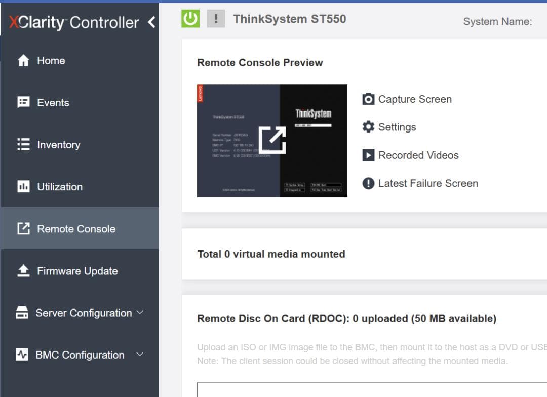サーバー Lenovo ThinkSystem ST550; Xeon Gold 6230
