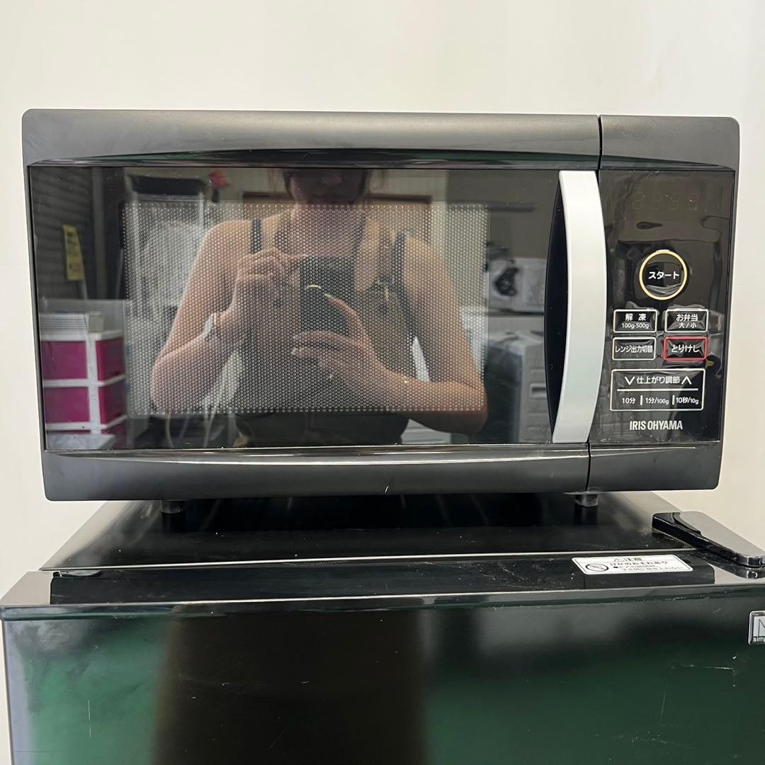 洗濯機　6㌔　冷蔵庫　ニトリ　レンジ　一人暮らし　高年式　セット　黒　設置無料