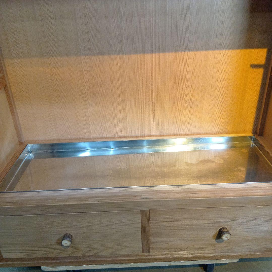 茶道具　水屋棚　置水屋　網代