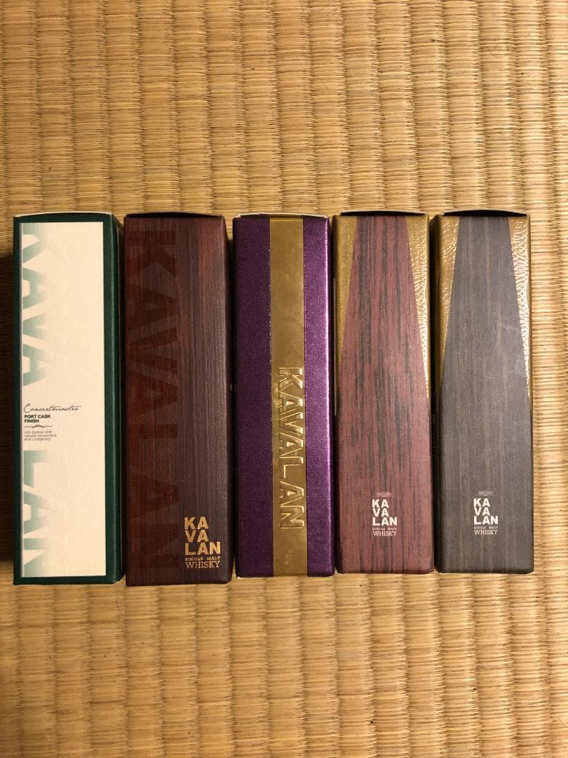 KAVALAN シングルモルトウイスキーミニボトル セット5本