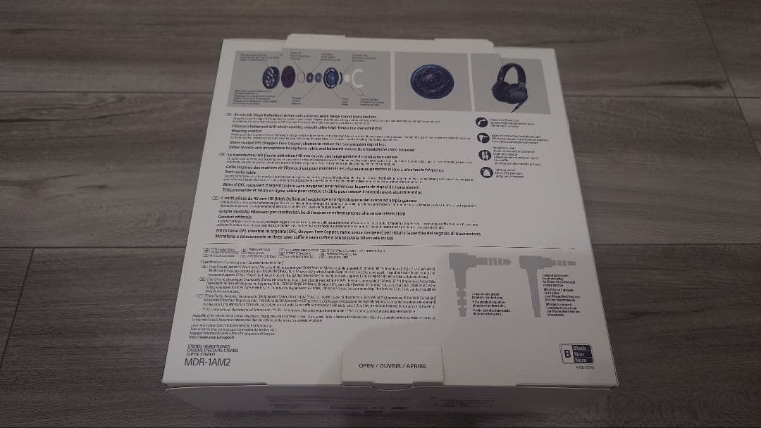 SONY MDR-1AM2 ヘッドホン ブラック