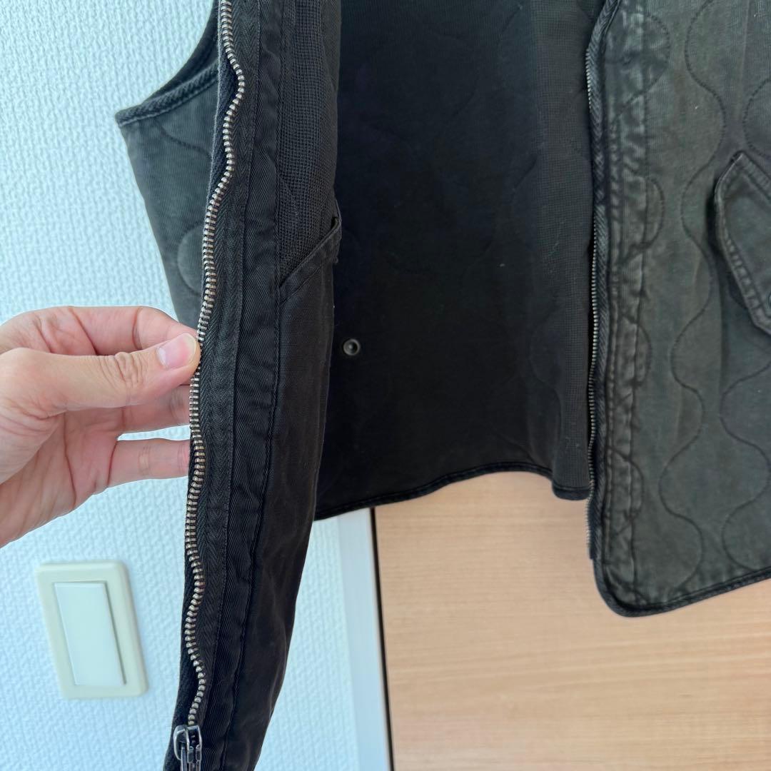 ダブルアールエル　RRL キルティングインディゴデニムベスト Mサイズ