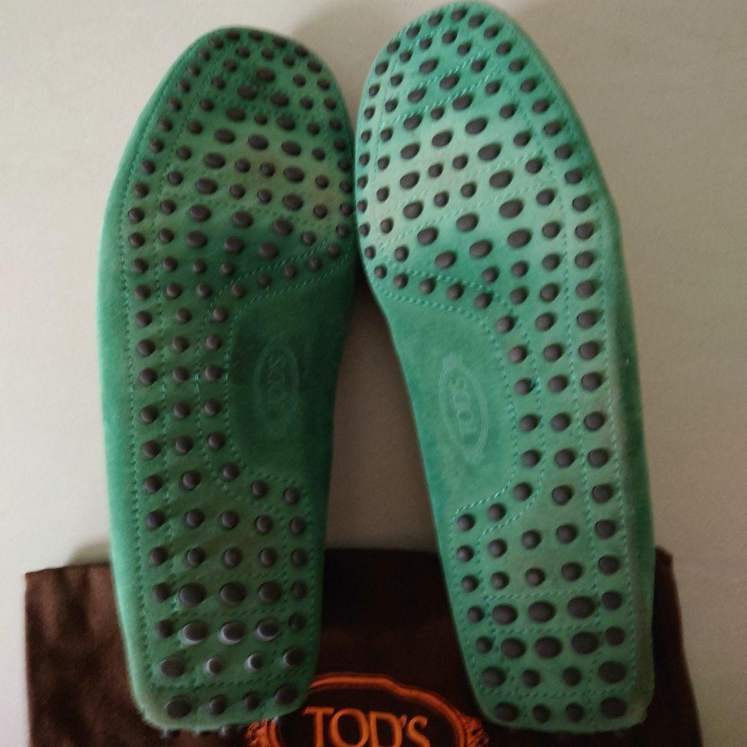 【 TOD'S】ゴンミーニ 緑 Size 8 1/2(26.5-27cm)